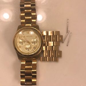 Gold Michael Kors watch